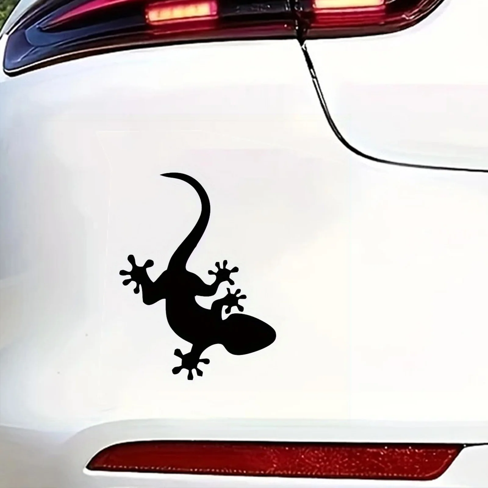 

10x13cm Cool Lizard Car Sticker, Waterproof Vinyl Material Accessories, Funny For Cars, Trucks, Motorcycles, Walls Decal