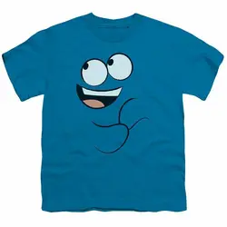 Fosters Home For Imaginary Friends Blue Smile Kids T Shirt Licensed Turquoise