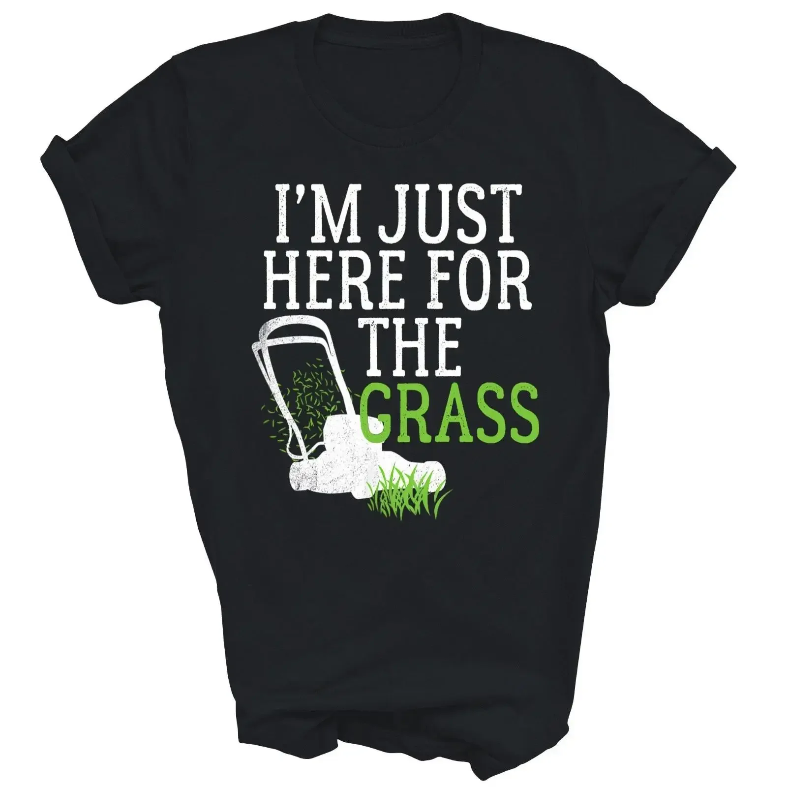 Lawn Care Funny Mower Grass Mowing T Shirt  vintage Washed Stretched fashion graphic Breathable Soft streetwear Versatile