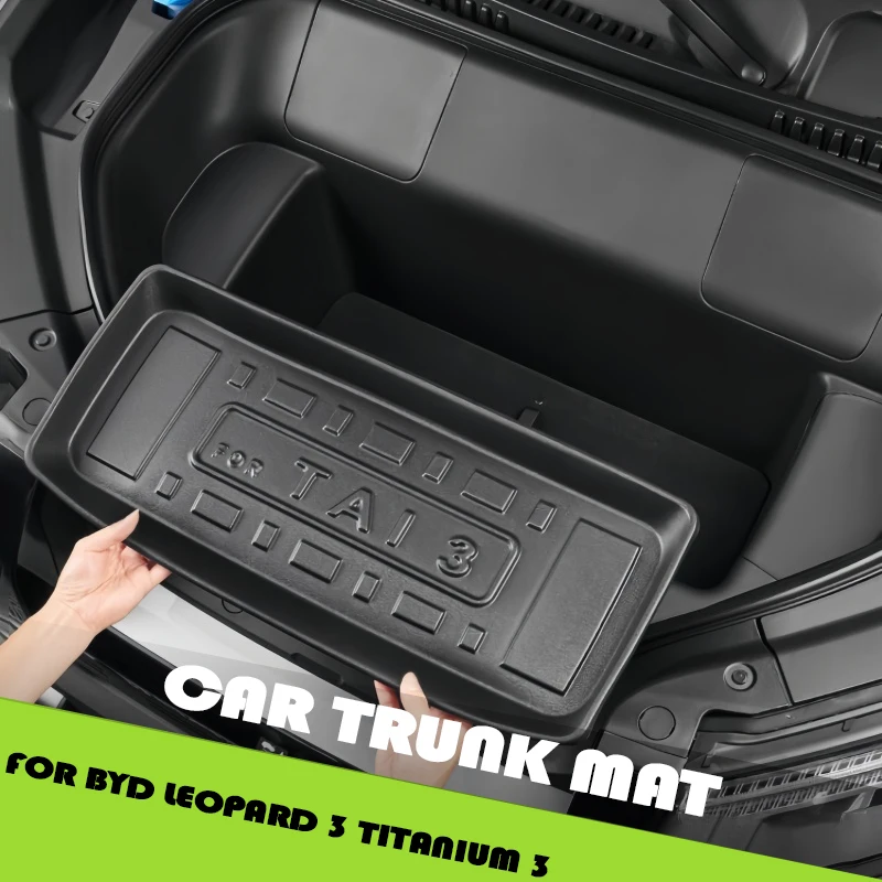 

Car TPE Front Trunk Mat Fit for BYD Leopard 3 Titanium 3 Modified Auto Front Trunk Storage Box Protection Pad Car Upgrade Parts