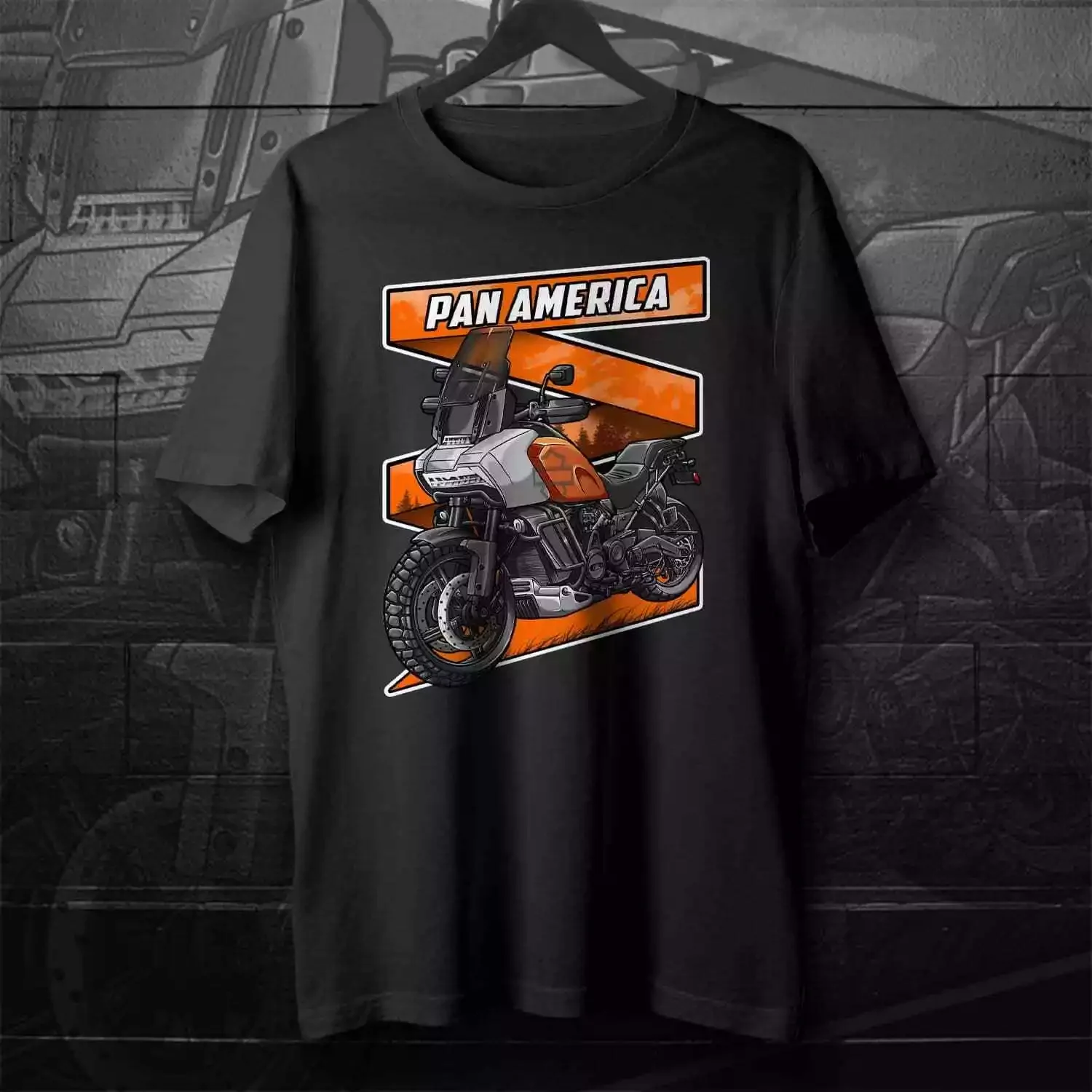 

Pan America CVO fans Motorcycle Enthusiast T-shirt Harleys Summer Short Sleeve 100% Cotton S-3XL
