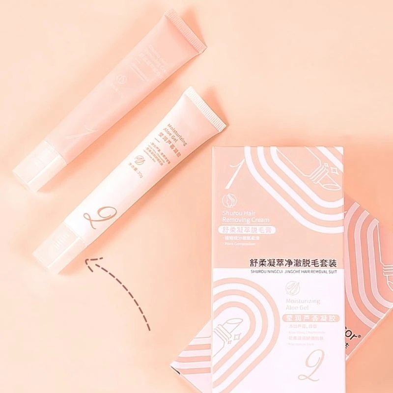 

40JD 20g Body Hair Removal Cream with Spatula Applicator,Gentle for Sensitive Skin