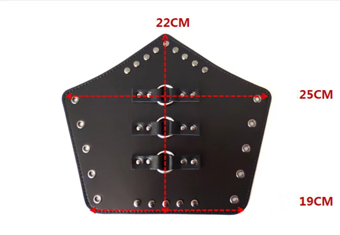 유니섹스 Pu 가죽 건틀릿 와이드 팔 보호구, 팔, 갑옷, 팔찌 보호대, 커프 스트링, 스팀펑크, 팔찌 버클, 팔 보호구, 코스프레 소품