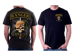 US Army Rangers Lead The Way T Shirt. New 100% Cotton Short Sleeve O-Neck T-shirt Casual Clothing Mens Top