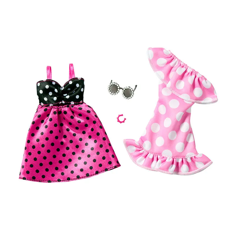 وصول جديد أصيل لدمية باربي الملابس والاكسسوارات Vset للفتيات وقت اللعب فستان خزانة الاطفال لعبة لا دمية جديد #4