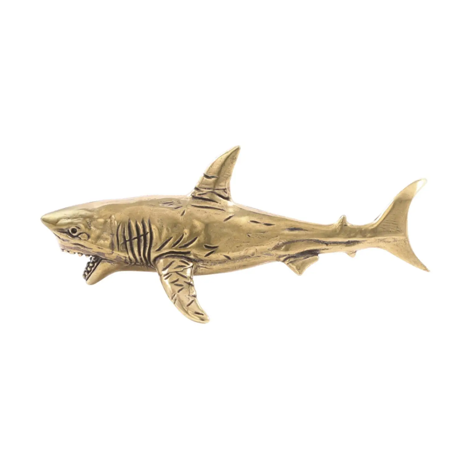 

White Shark Statue Micro Landscape Mini Figurine for Tea Room Home Bedroom