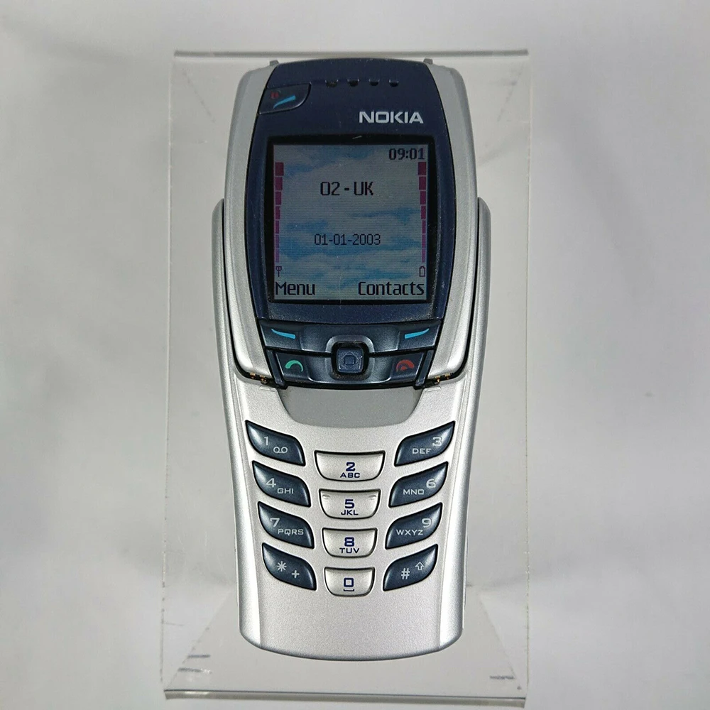 هاتف محمول بلوتوث أصلي غير مقفول لهاتف Nokia 6800 بحالة جيدة
