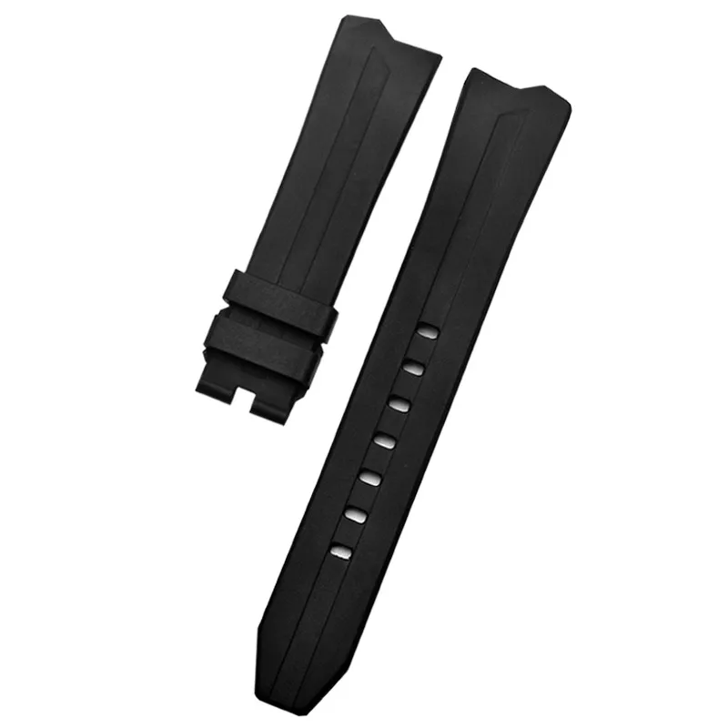 WaterproofFluororubber Watch Strap For Hamilton VENTURA  H24525331 H24585331 24551331 H24595331 Soft Sport 20mm Rubber Watchband