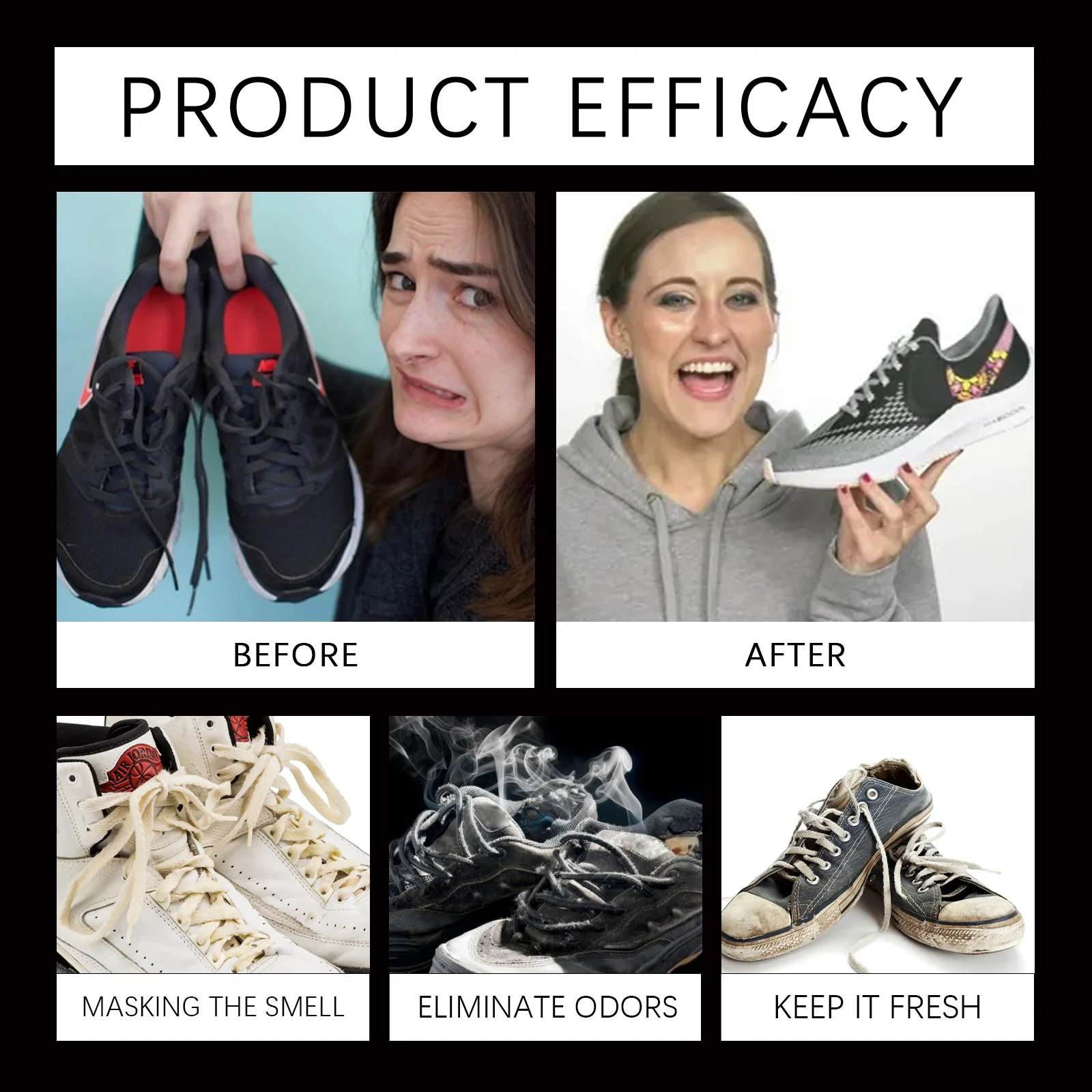 Shoe Deodorizer Capsules Sneaker Freshener Odor Neutralizer Foot Odor Remover Adjustable Scent Intensity Portable Shoe Cleaning
