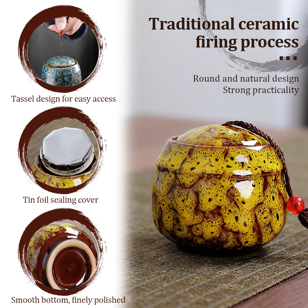 70ml Ceramic Mini Cremation Urn Memorial Container Pet Ashes Urn mall Keepsake Funeral Casket Pet Dog Cat Bird Mouse Columbarium