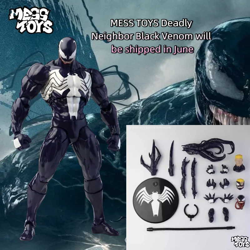 

Новинка! Предзаказ на MESS TOYS-VENOM. Ожидается отправка во втором квартале 2026 года. Коллекционная модель фигурки 1/12.
