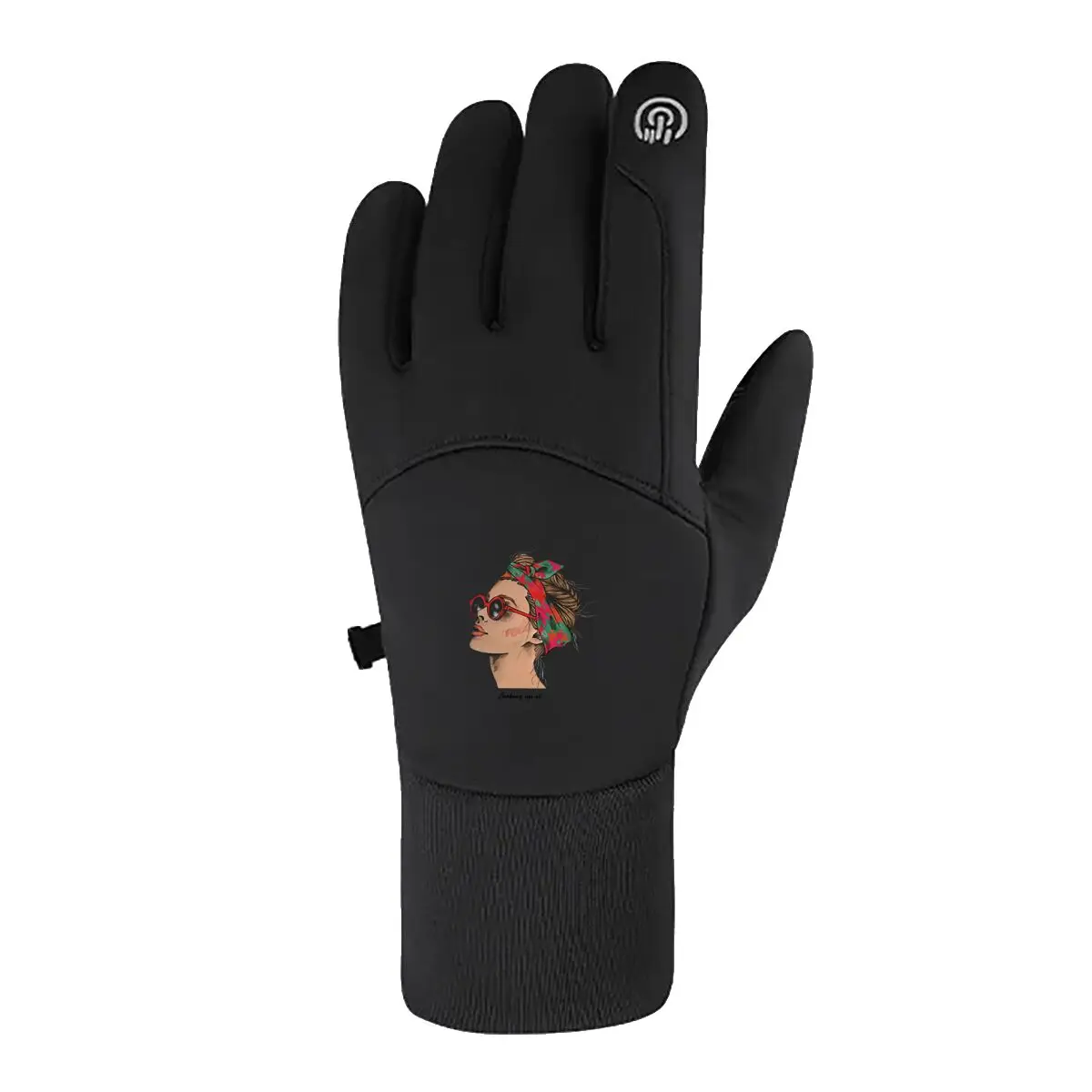 

Модные иллюстрации, велосипедные перчатки, весенне-осенние велосипедные перчатки с сенсорным экраном и полным пальцем