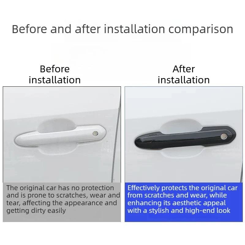 

Door Handle Protector Door Bowl Handle Protector For Toyota RAV4/Wildlander/Highlander/Crown Kluger 2020-2025 Accessories Tools