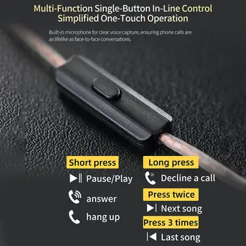 KZ EDX Lite IEM監聽耳機 動圈高傳真低音音樂耳塞 入耳式有線耳機 降噪運動遊戲耳機 8 最佳銷售 高傳真耳機 - №3