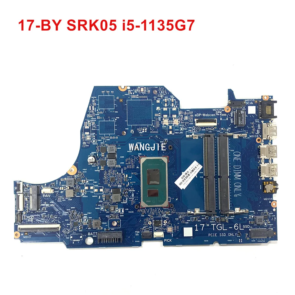 For HP 17-BY4000DS 17-BY Laptop Motherboard  M12540-601	M12540-001 6050A3216501 UMA SRK05 i5-1135G7 100% Working