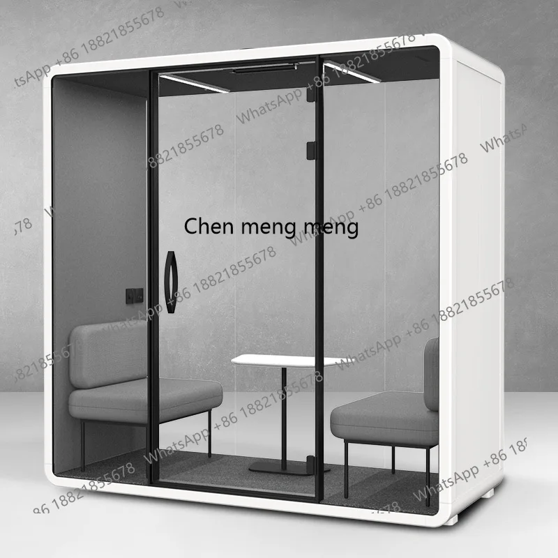Soundproof room Soundproof cabin Telephone booth Reception negotiation room Double working area Meeting room Live stream