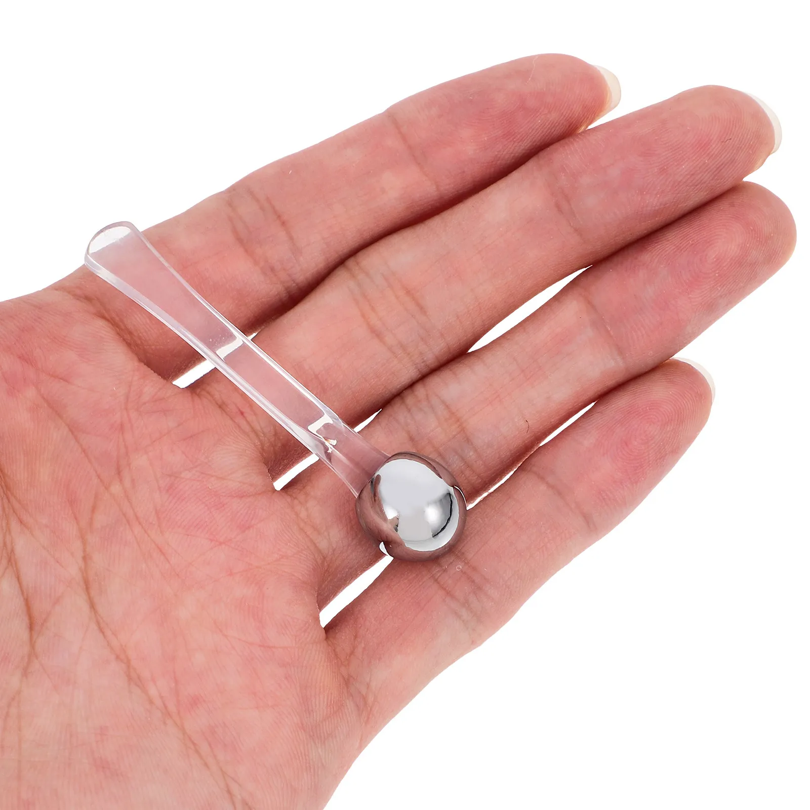 Mini Espátula para Aplicação de Creme para os Olhos, Espátula Facial Lisa Reutilizável, Ferramenta de Maquiagem, Colher de Beleza