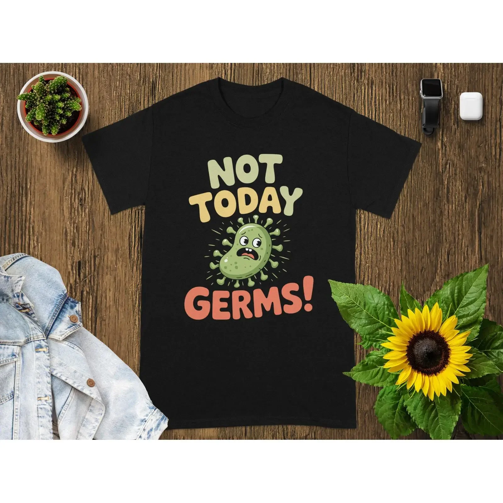 Funny Germaphobe T Shirt Clean Freak Hygiene vintage Washed designer clothes streetwear Unisex Versatile Slightly Stretched