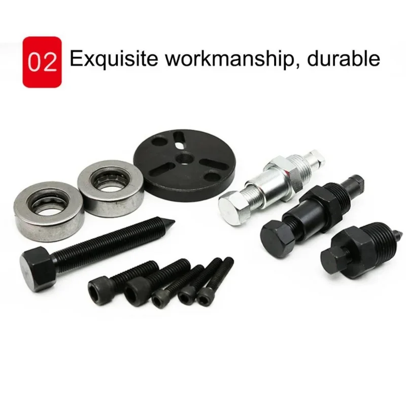 23pcs/set Auto Air Conditioning Repair Tool Compressor Air Conditioning Clutch Bearing Disassembly Tool Color Random