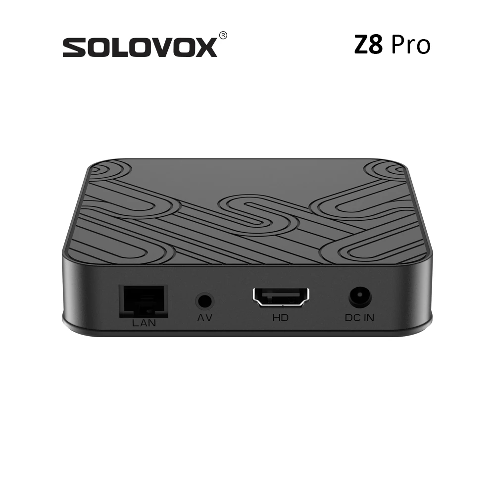 SOLOVOX Z8 Pro Android 12 Smart TV Box H618 Quad 2G 16G 4G 32G WiFi Bluetooth 5 Voice Assistant YouTube 8K Z8Pro Media Player