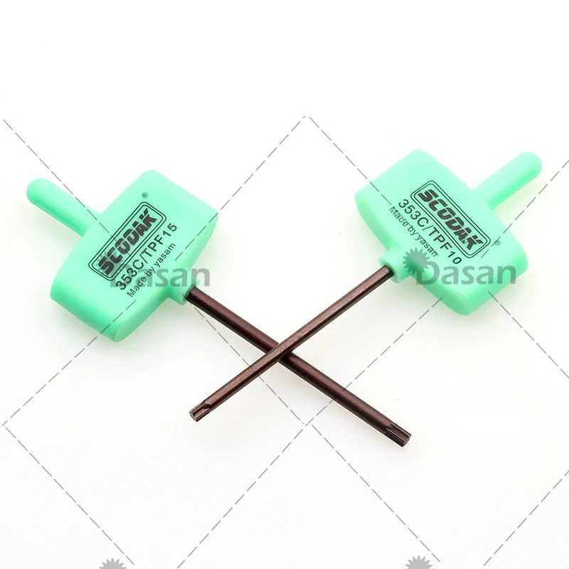 10pcs Screwdriver T6 T7 T8 T9 T10 T15 Straight Handle Torx Key Wrench for Torx Screws CNC Cutting Part Tools