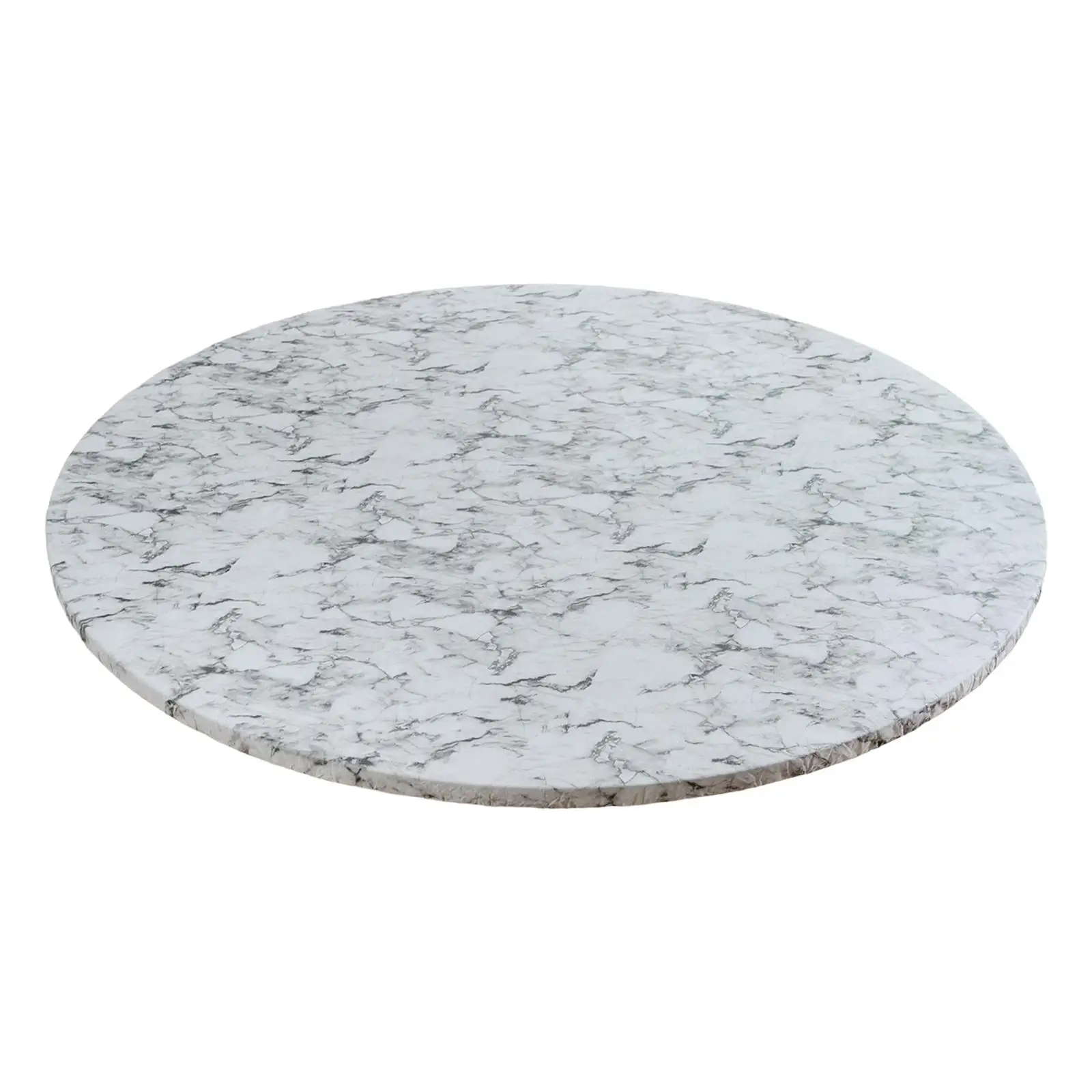 Circle Tablecloth Elastic Fitted PVC Table Cover Waterproof Flannel Back for Kitchen Picnic Dining Room