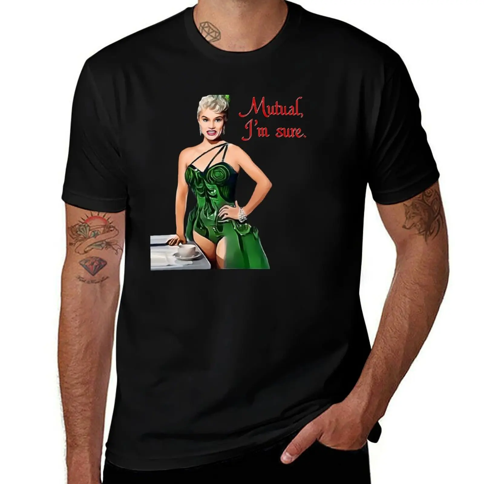 Mutual I’m Sure - White Christmas - Green T-Shirt g man t shirts for men T-Shirt