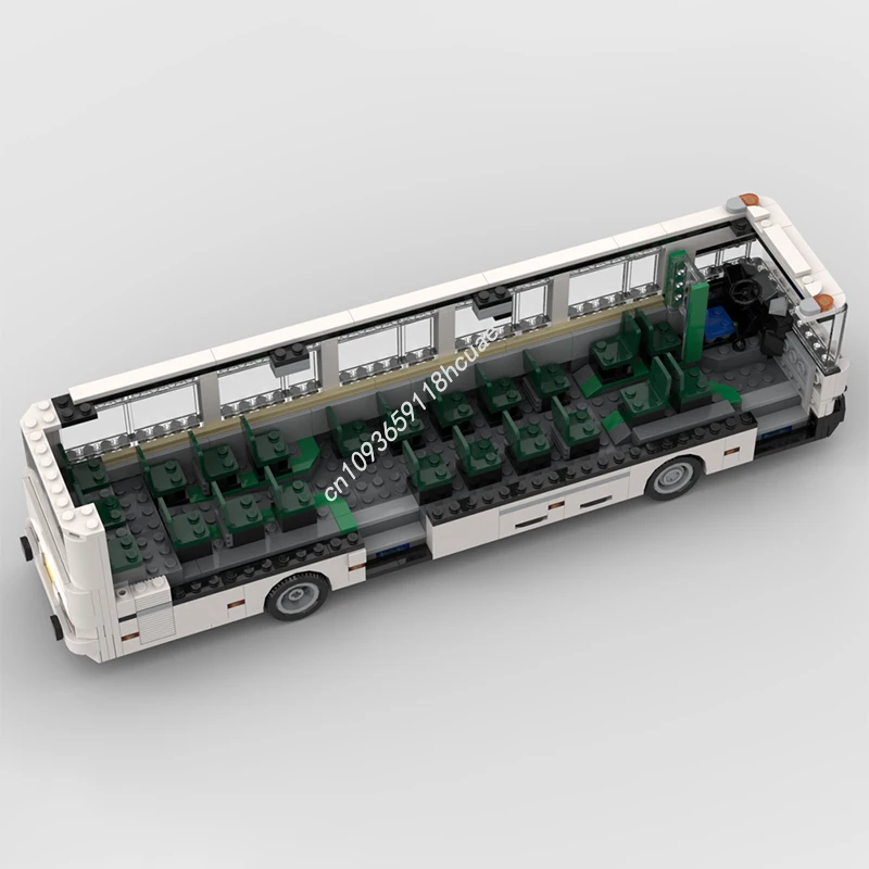ตัวต่อรถโดยสารอิคารุส 256.22V1 จำนวน 1173 ชิ้น แบบจำลองรถเมล์ในเมือง ตัวต่อแบบโมเดล ของเล่นเสริมสร้างจินตนาการและการเรียนรู้สำหรับเด็ก ของขวัญ DIY