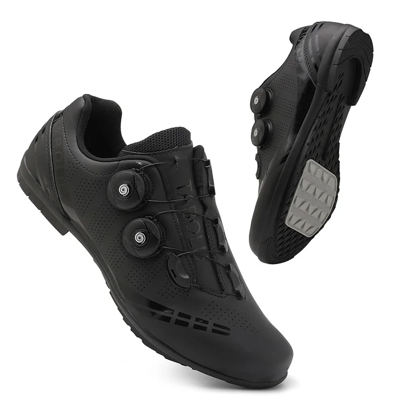 Cycling Shoes Men Women Road MTB Bike Shoes Breathable Hard Sole Dual Dial Clipless Non Slip Outdoor Bicycle Shoes Training Gear
