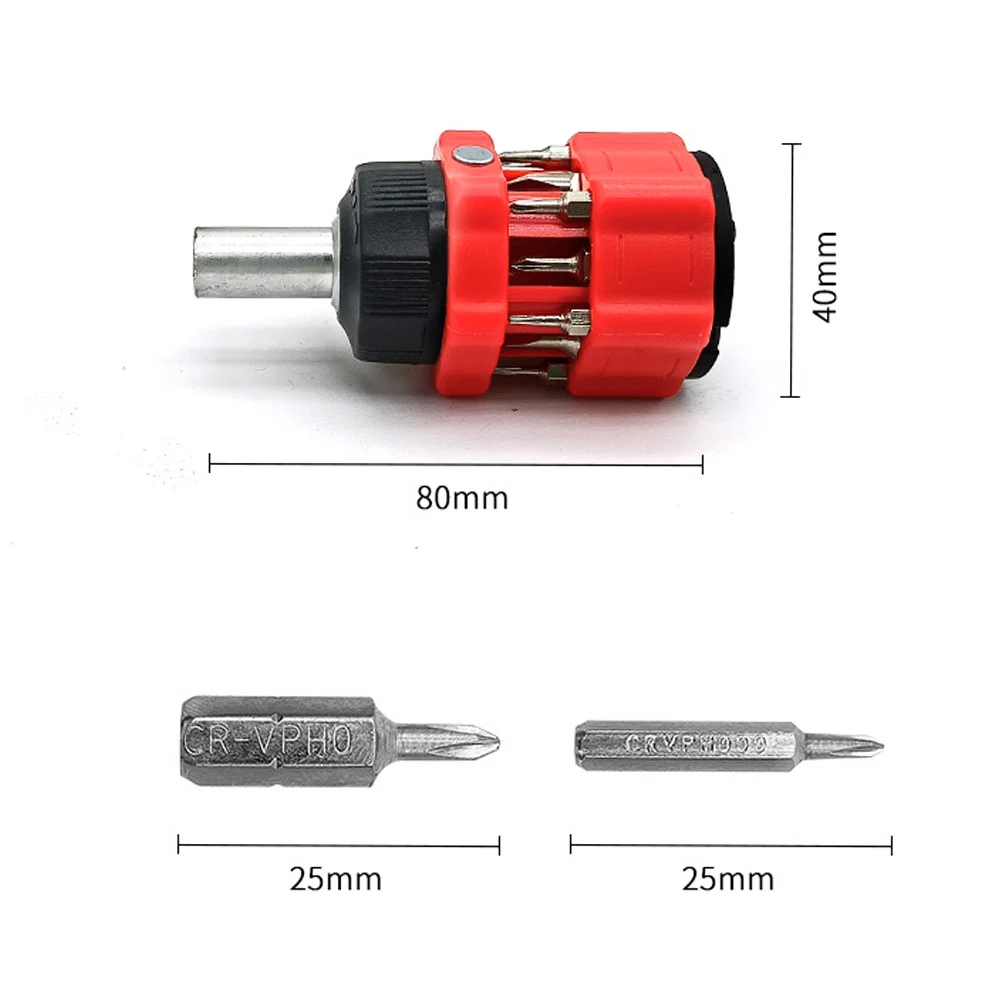 Ratchet Screwdriver 12-in-1 Ratcheting Screwdriver Tool Set Multi Screwdriver Tool All in One Screwdriver Phone Repair Kit