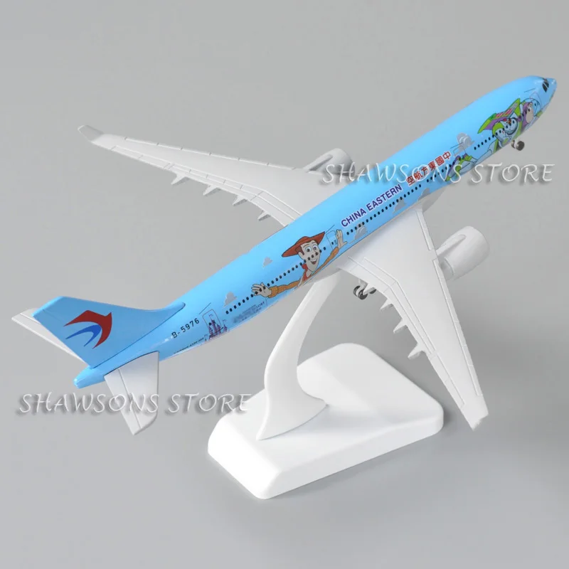 1:300 Scale Diecast Metal Model Plane Toy A330 China Eastern Airliner Miniature Replica