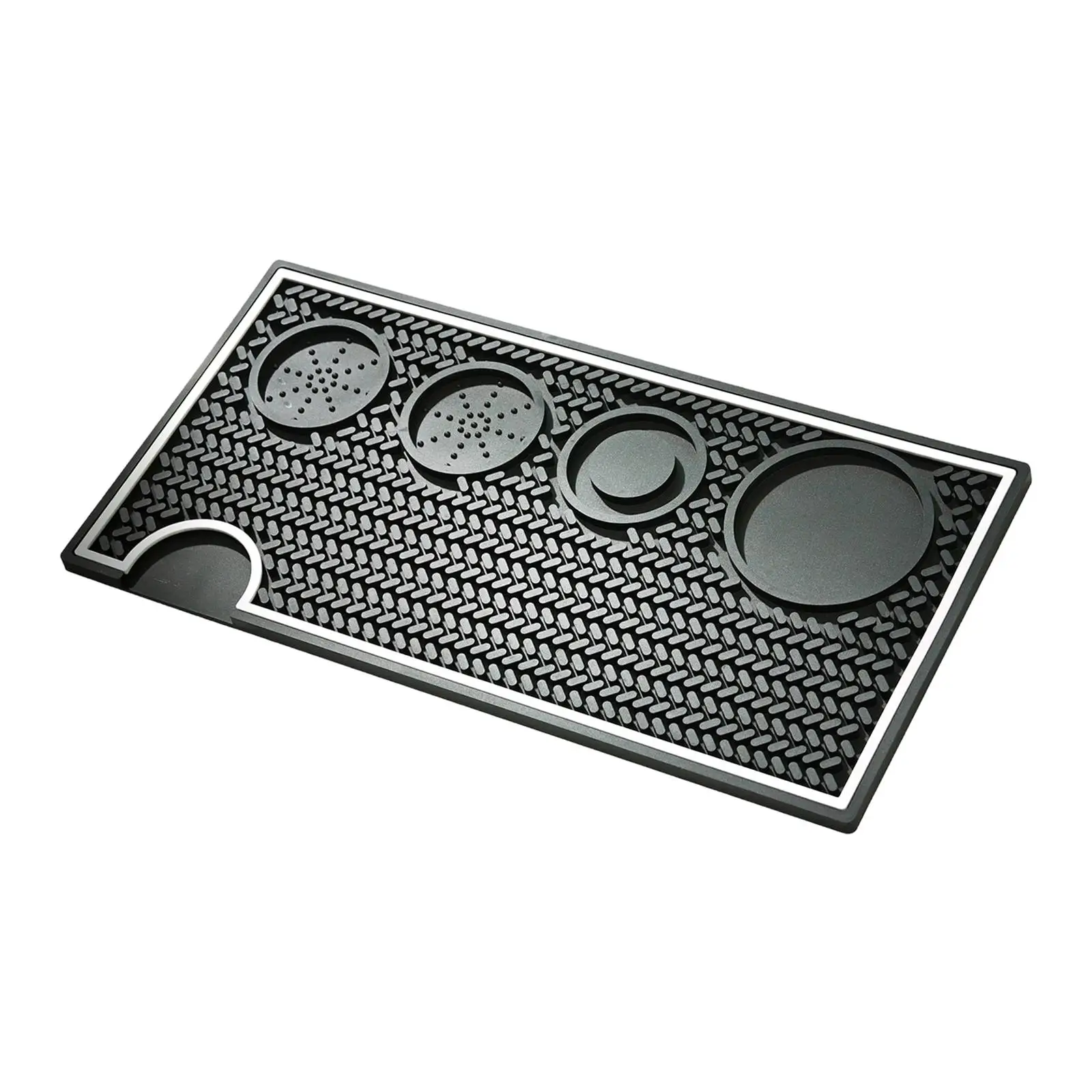 Coffee Tamper Mat Baristas Tool Multipurpose Heat Resistant Portafilter Mat Tamper Pad Accessory for Kitchen Counter Coffee Bar