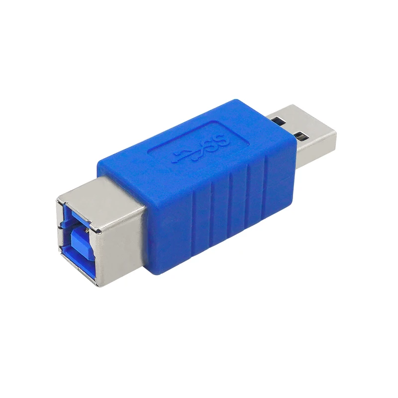 1 unids/lote Superspeed USB 3,0 tipo A macho A 3,0 tipo B hembra M/F Adaptador convertidor