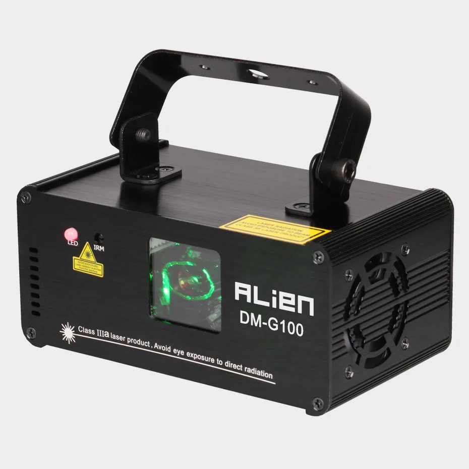 ALIEN DMX 100 mW Groene Laser Podiumverlichting Scanner Effcet Xmas Bar Dance Party Show Licht DJ Disco Laser projector Lichten