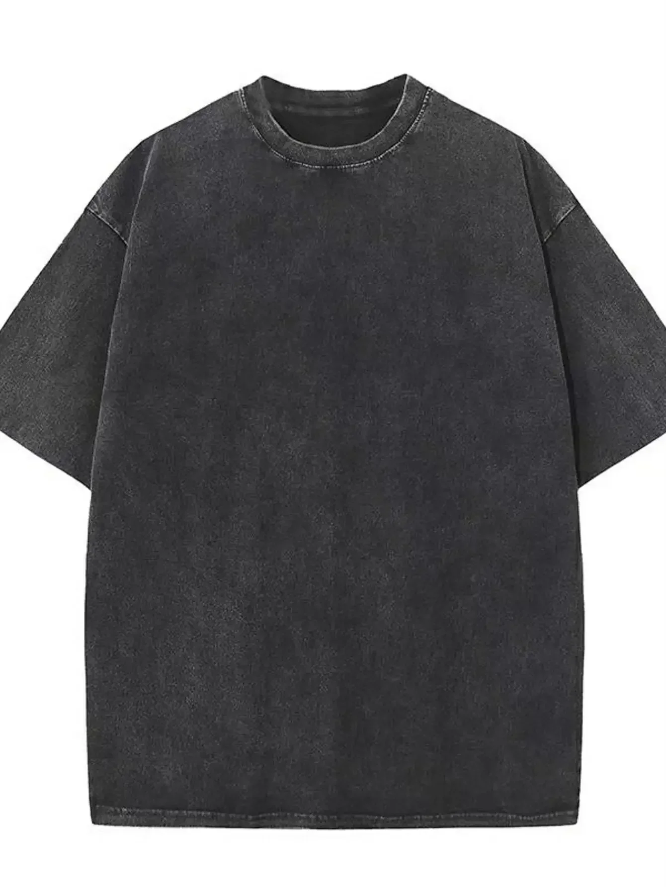 Customization Men's Retro 'Support Local Libraries' Printed Short-Sleeve T-Shirt - Worn-in Washed T-shirt, Breathable Summer Cas