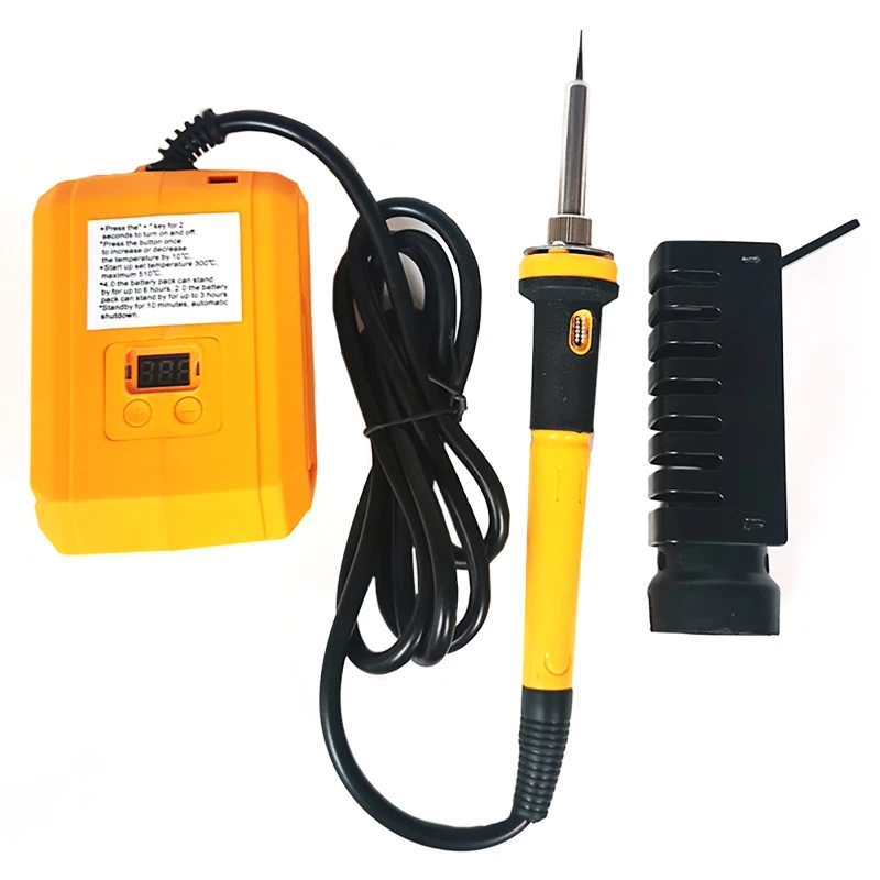 20v Cordless Soldering Iron Ironrechargeable 936 Internal Heat Fast Charge Microelectronics Repair Welder for Dewei interface