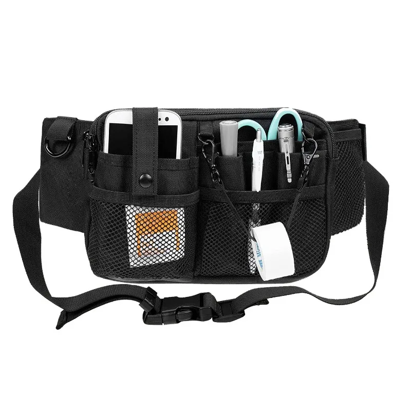Portable Tool Storage Bag Portable Multifunctional Nurse Waist Bag Nurse Pockets Storage Makeup Bags Organization Home Storage