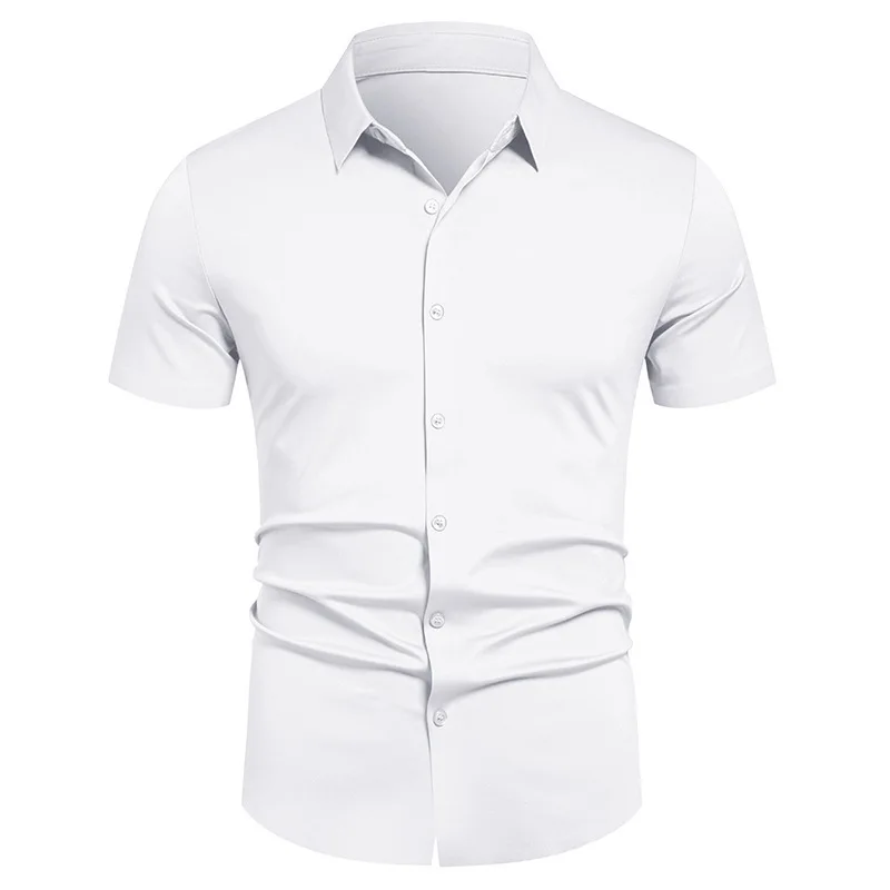 No Ironing Business Shirts Men - Men'S Fashion Color บทวิจารณ์และราคา