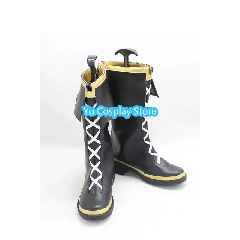 2025 aaa 유게임 프리티 더비 메지로 맥퀸 할로윈 카니발 부츠 코스프레 소품 PU 가죽 신발 맞춤 제작