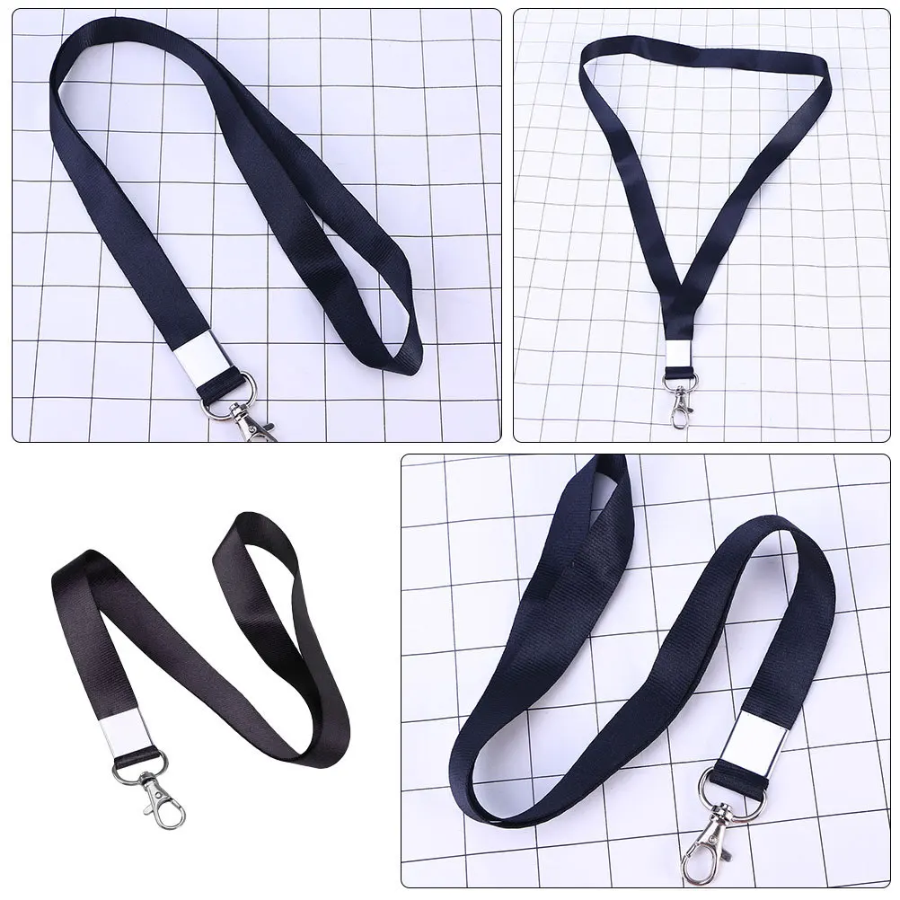 5 قطعة الحبل الرقبة قوي الانفصال شارة حامل انفصال مشبك المفاتيح حزام آمن لمفاتيح الهوية شارات المعلمين الطلاب