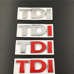 3D Metal Letters For Car Stickers TDI Letters For MK2 MK4 MK5 MK6 MK7 TDI Emblem Logo Badge Accessories