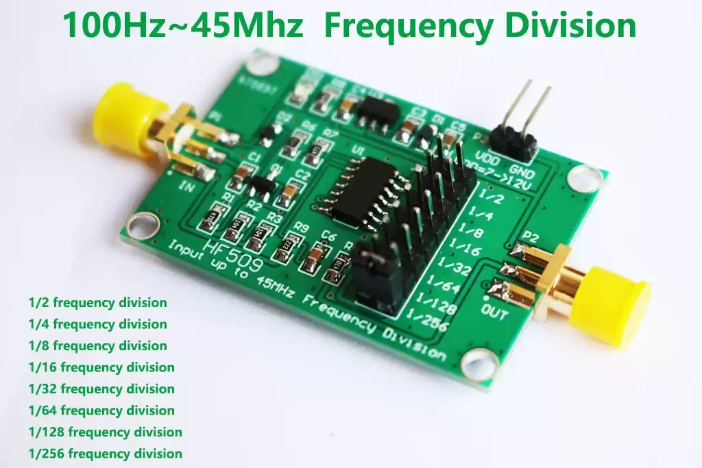 45MHz Divider Module 16/32/64/128/16384 Frequency Division