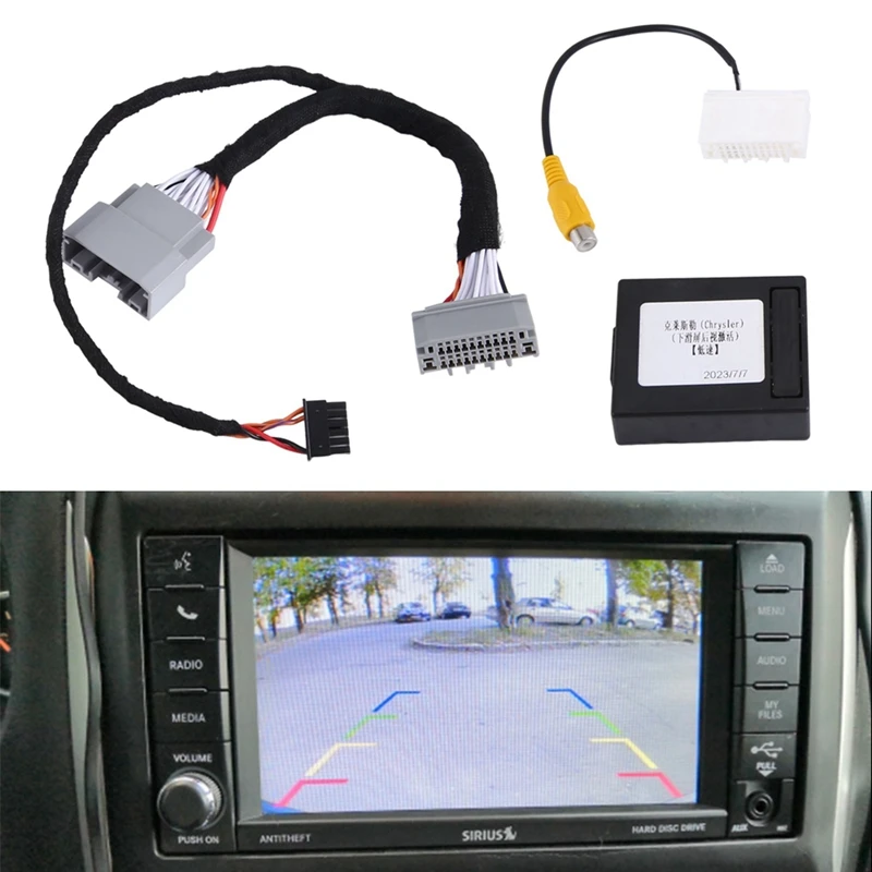 

1Set Decoder Box Reverse Interface Adapter Adapter For Jeep Compass MK49 Liberty Cherokee KK Wrangler J8