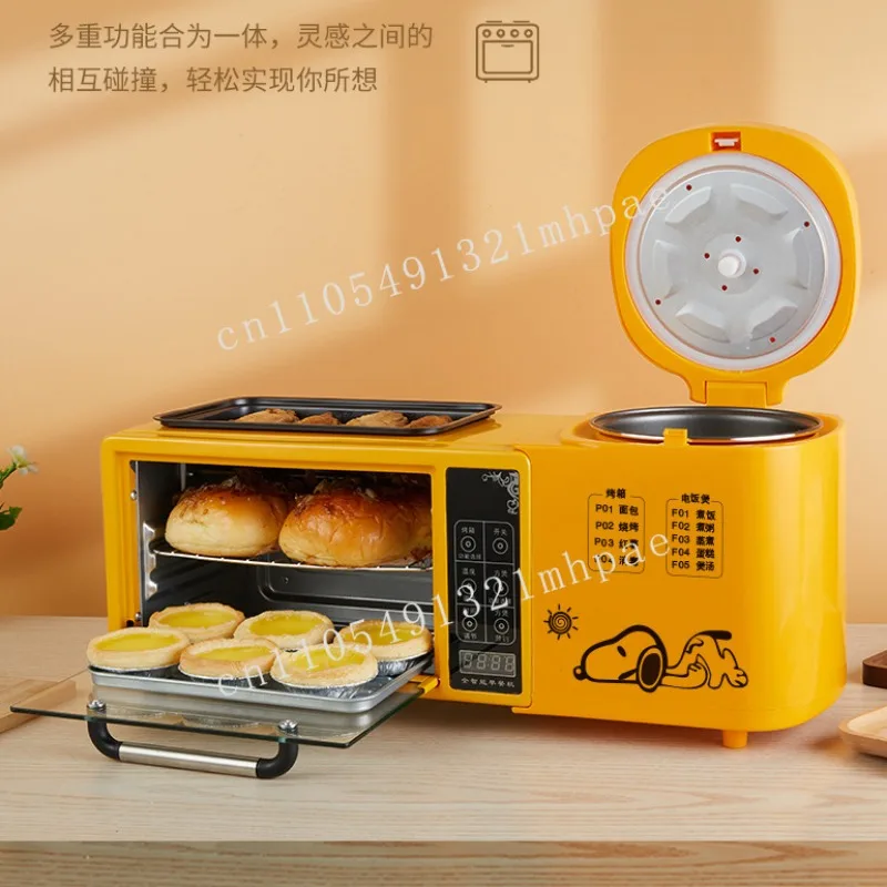 

Multi-functional Frying and Roasting Hot Pot Electric Oven Rice Cooker Toaster Sandwich Maker Trendy Breakfast Machine