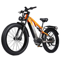 Free shipping RANDRIDE YX80 Electric bike 1500 48V 20Ah total suspension with hydraulic brakes and forks