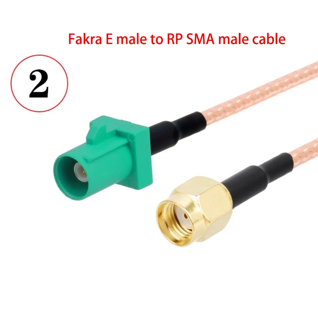 1PC Fakra E Male Female Green Color To SMA Plug Jack Pigtail Cable Adapter RG316 15cm /30cm/50cm/100cm Wholesale NEW