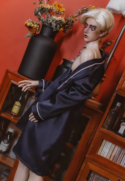 D09-P112 Kinder handgemachtes Spielzeug Onkel 1/4 1/3 Onkel starker Onkel BJD Puppenkleidung schwarz rot grau Farbe Pyjamas 3 Stück/Set