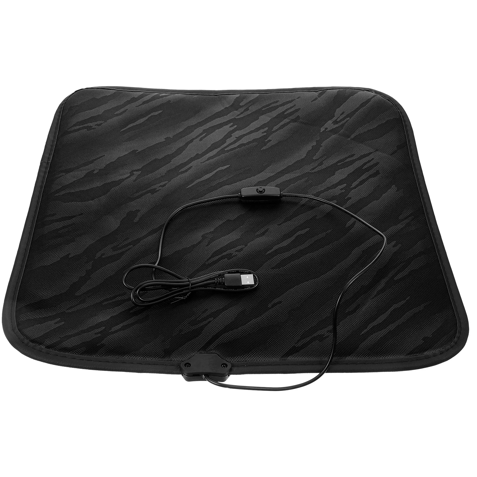 

Heated Cushion Car Seat Desk Chair Cushions for Driving Universal Computer Crystal Hemp Usb Pads