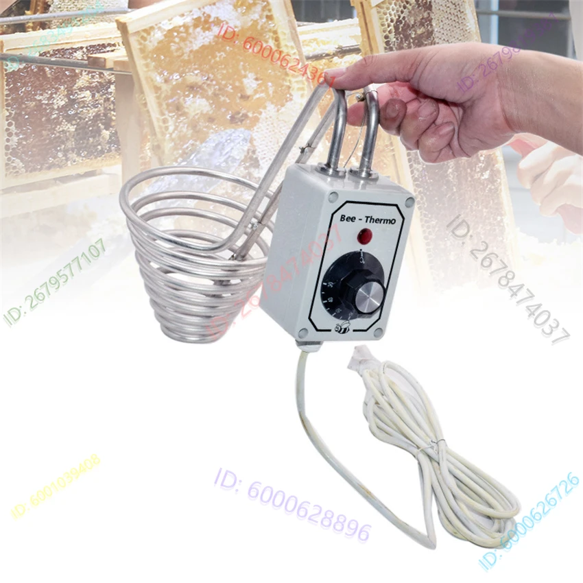 

Adjustable Heating Spiral Honey Melter Heating Ring Honey Melting Device Honey Refiner Beekeeping Equiment Tools 220V/110V 500W
