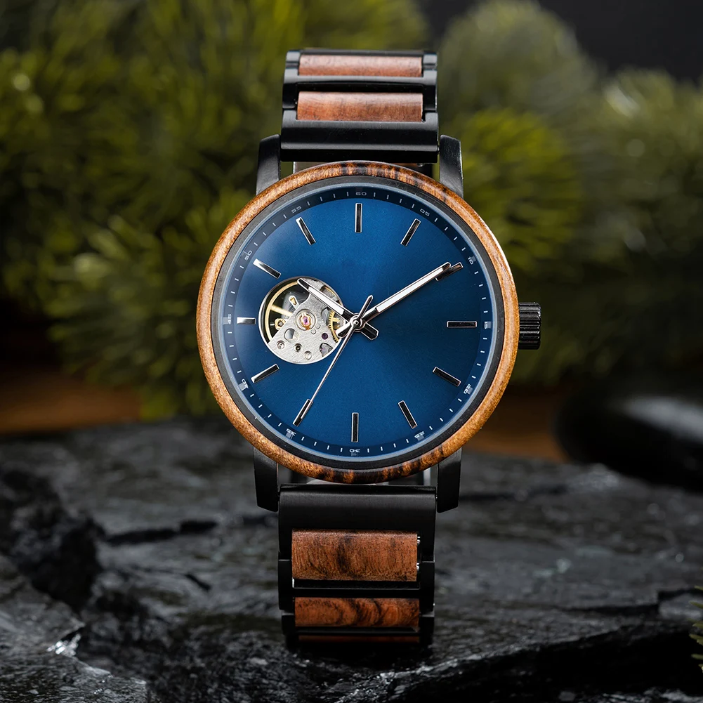 BOBO BIRD Men's Watches Automatic Mechanical Watches,Luxury Wooden Watch,Support OEM Dropshipping